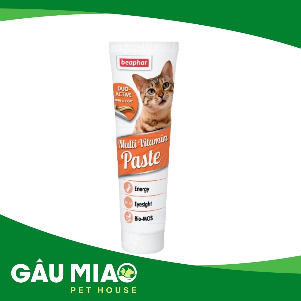 Beaphar Duo Active Multi Vitamin Paste Cat 100g - Gel dinh dưỡng cho mèo