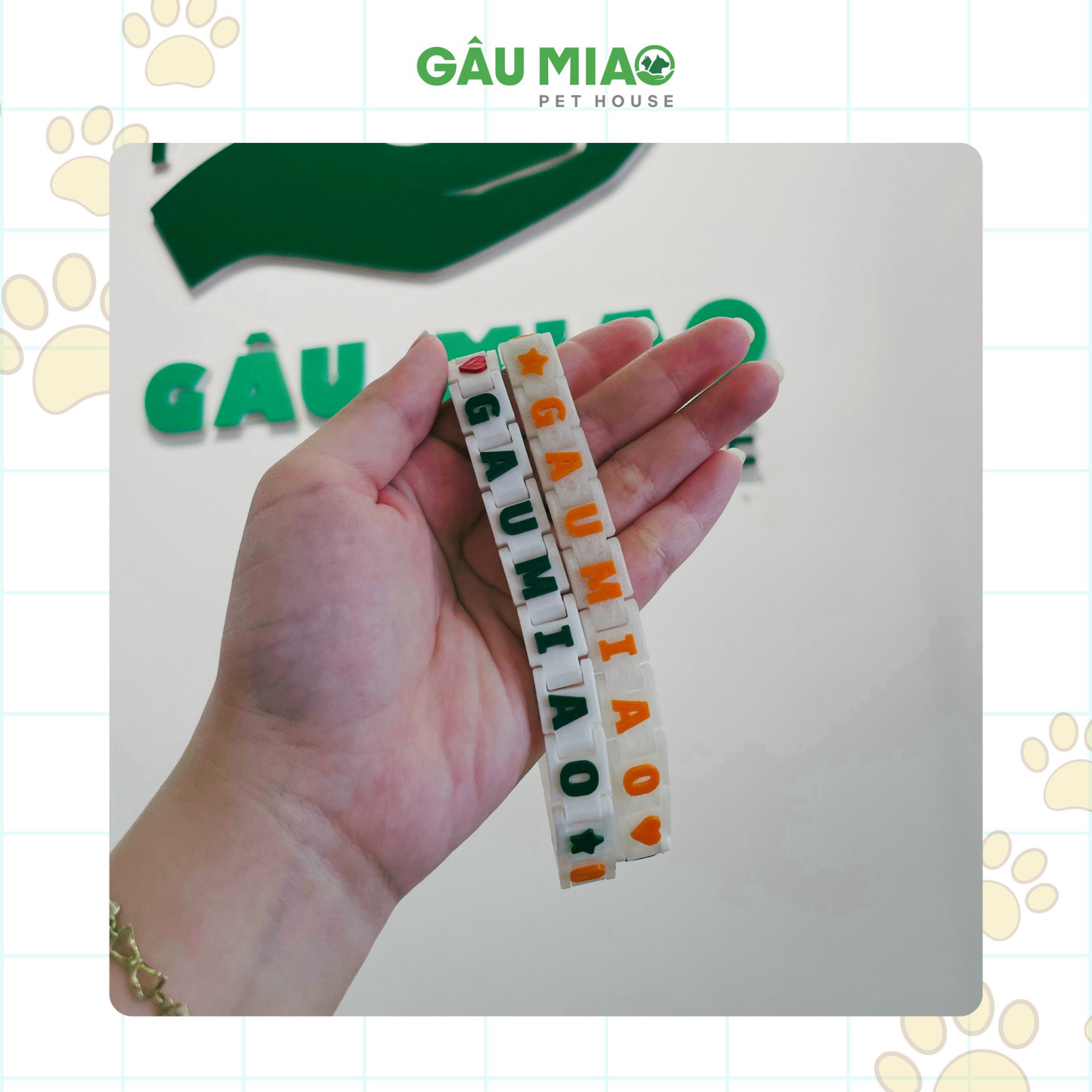 Mảnh ghép vòng cổ cho thú cưng