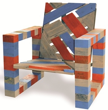 Ứng dúng pallet gỗ vào việc làm nội thất