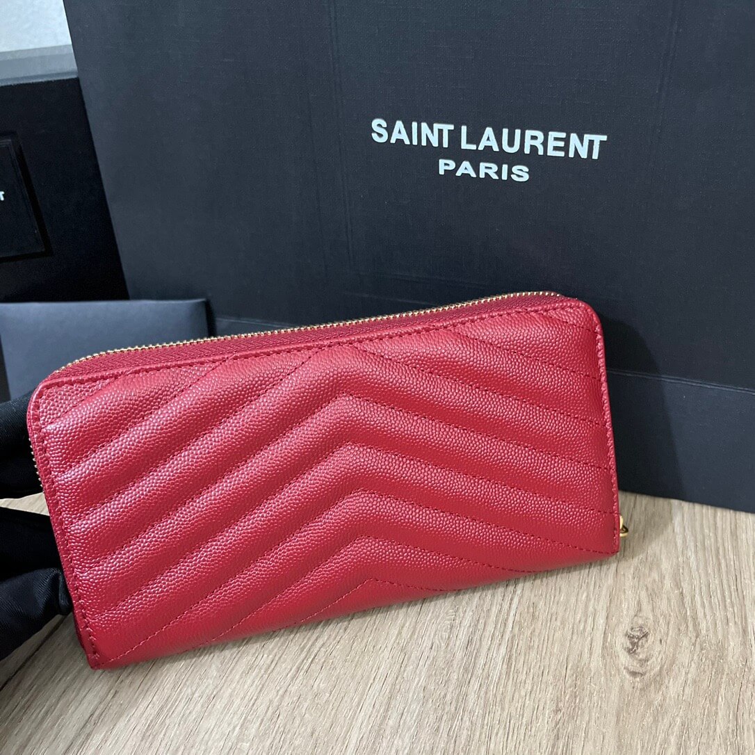 YSL Zippy Wallet