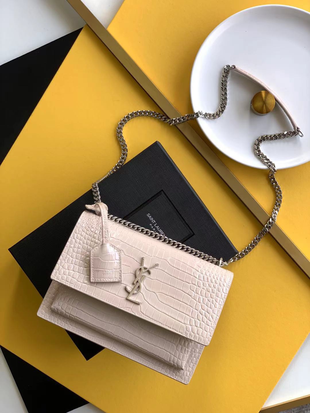 YSL Sunset Croc
