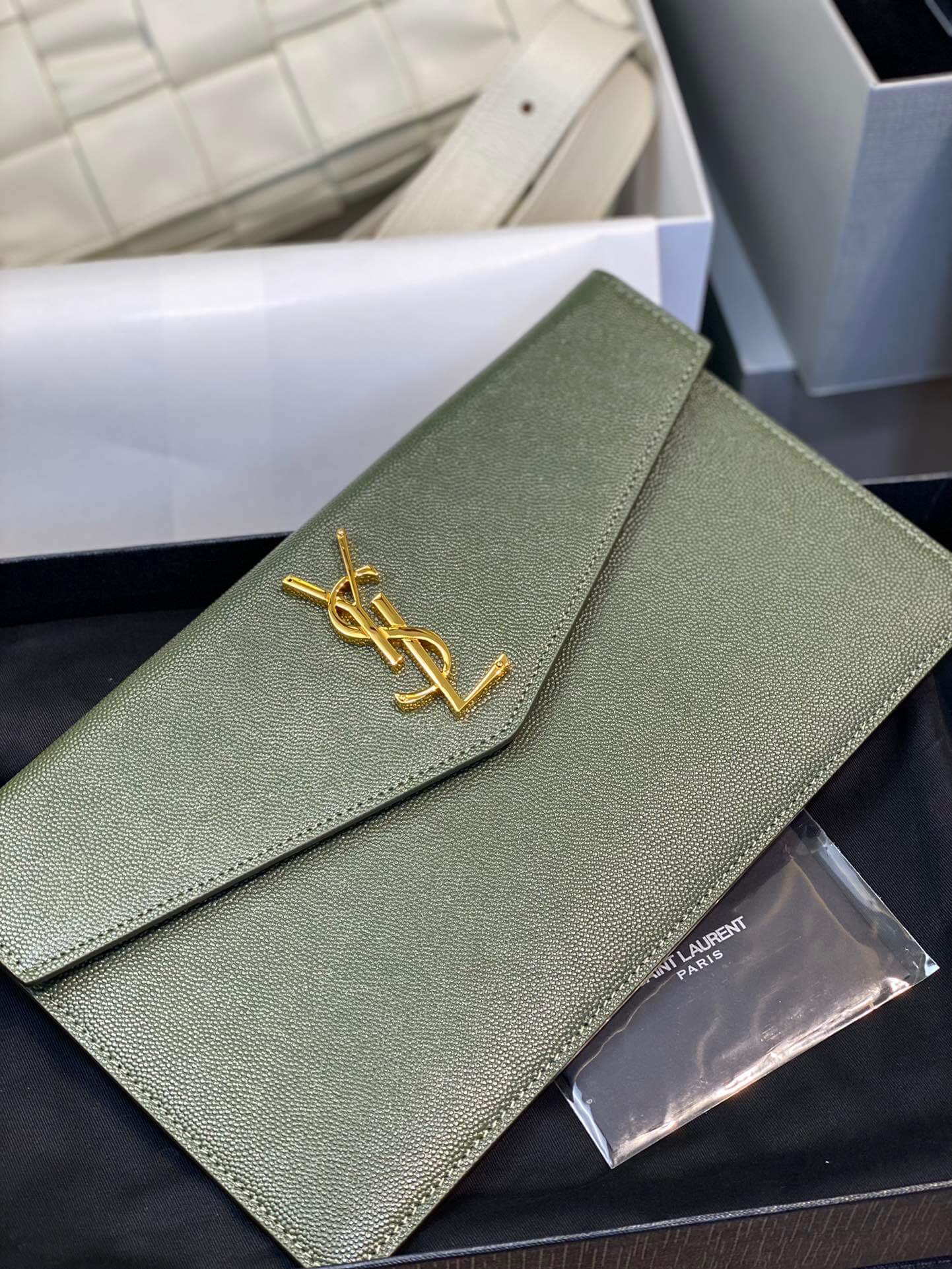 YSL Uptown Clutch