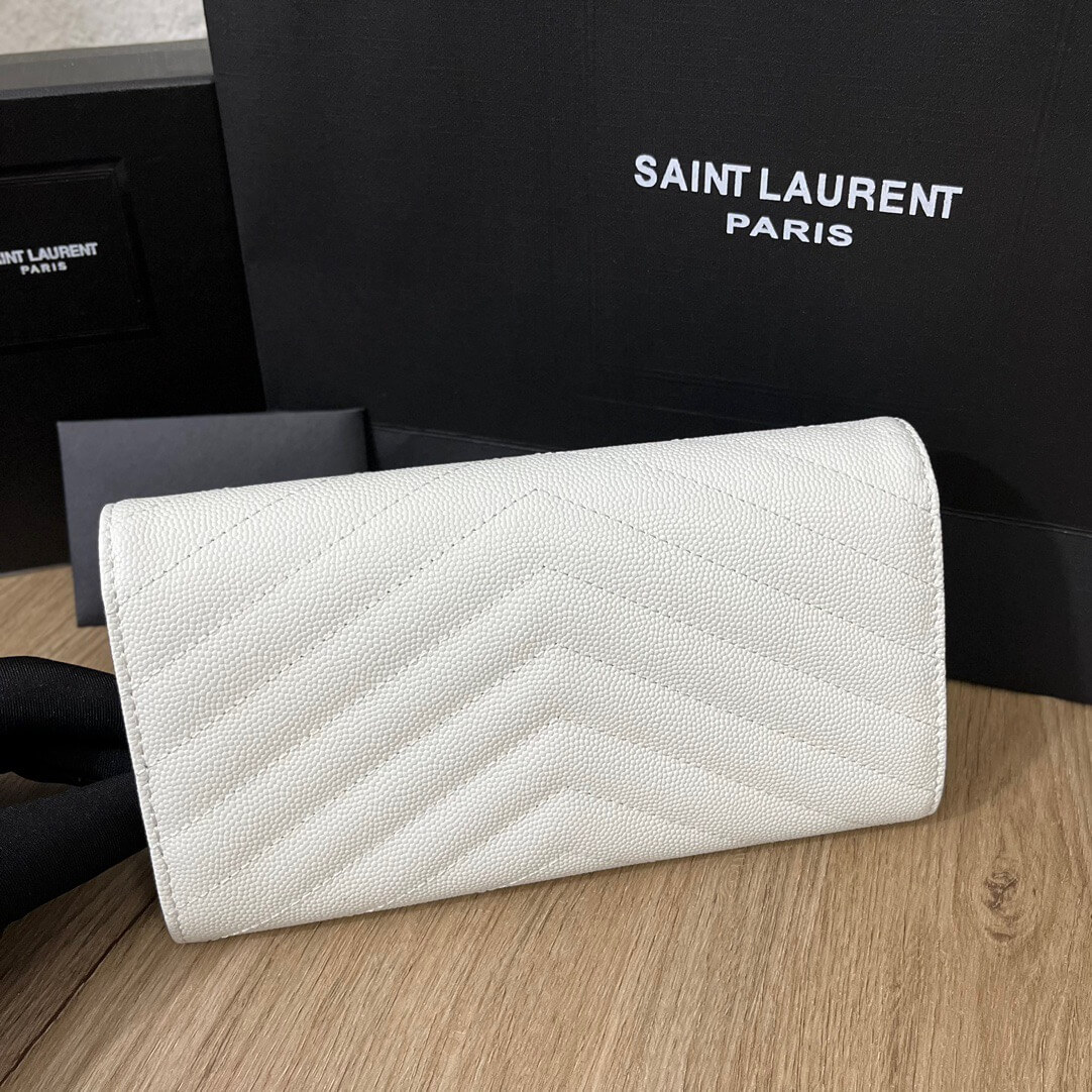 YSL Long Flap Wallet