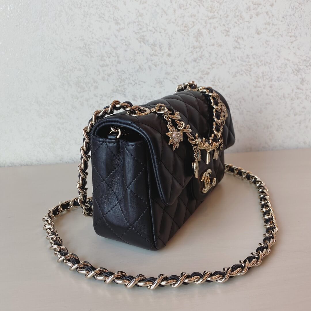 CC Mini Flap Charm