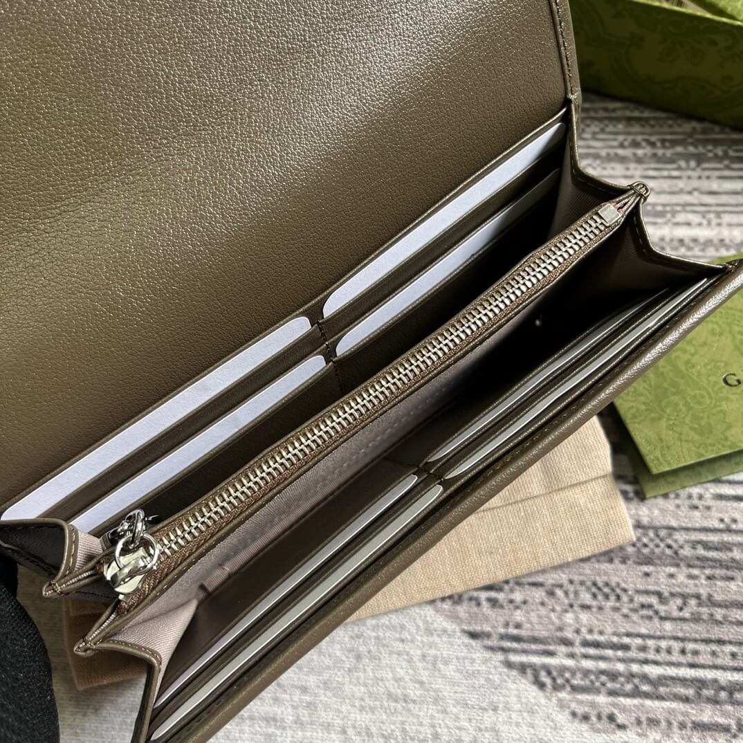 GG Blondie Long Wallet