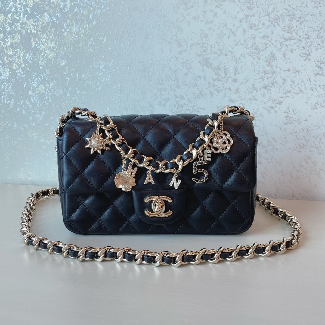 CC Mini Flap Charm