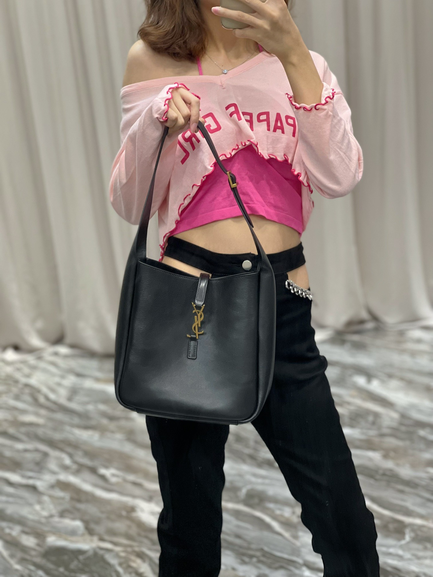 YSL Bucket Tote