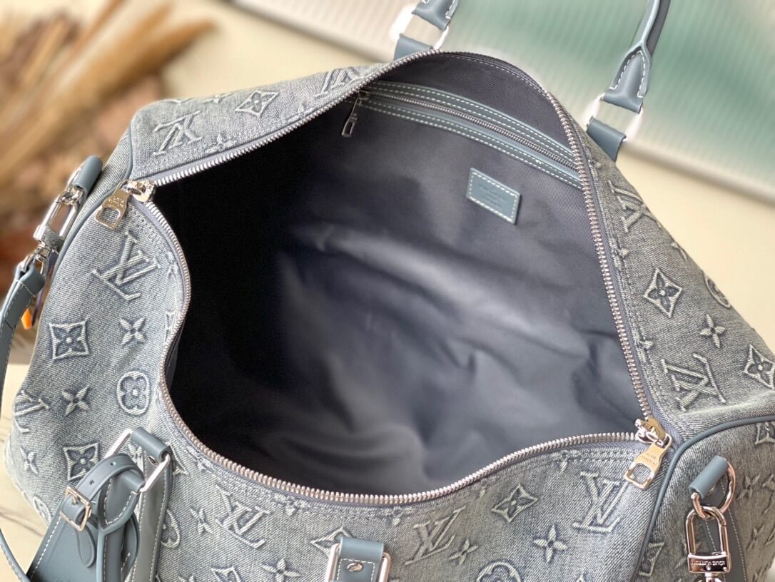 LOUIV Keepall 50 Denim