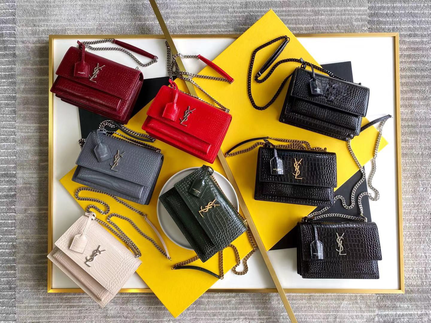 YSL Sunset Croc