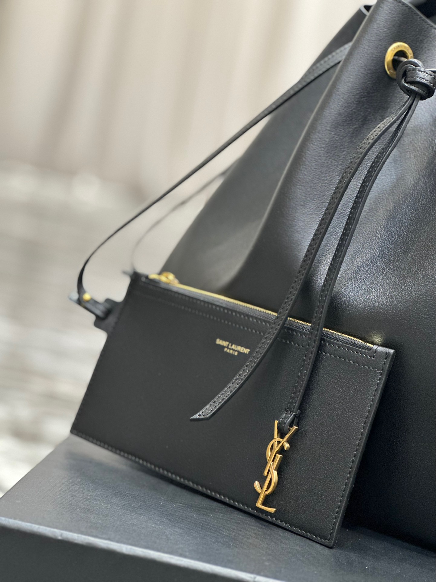 YSL Flat Hobo