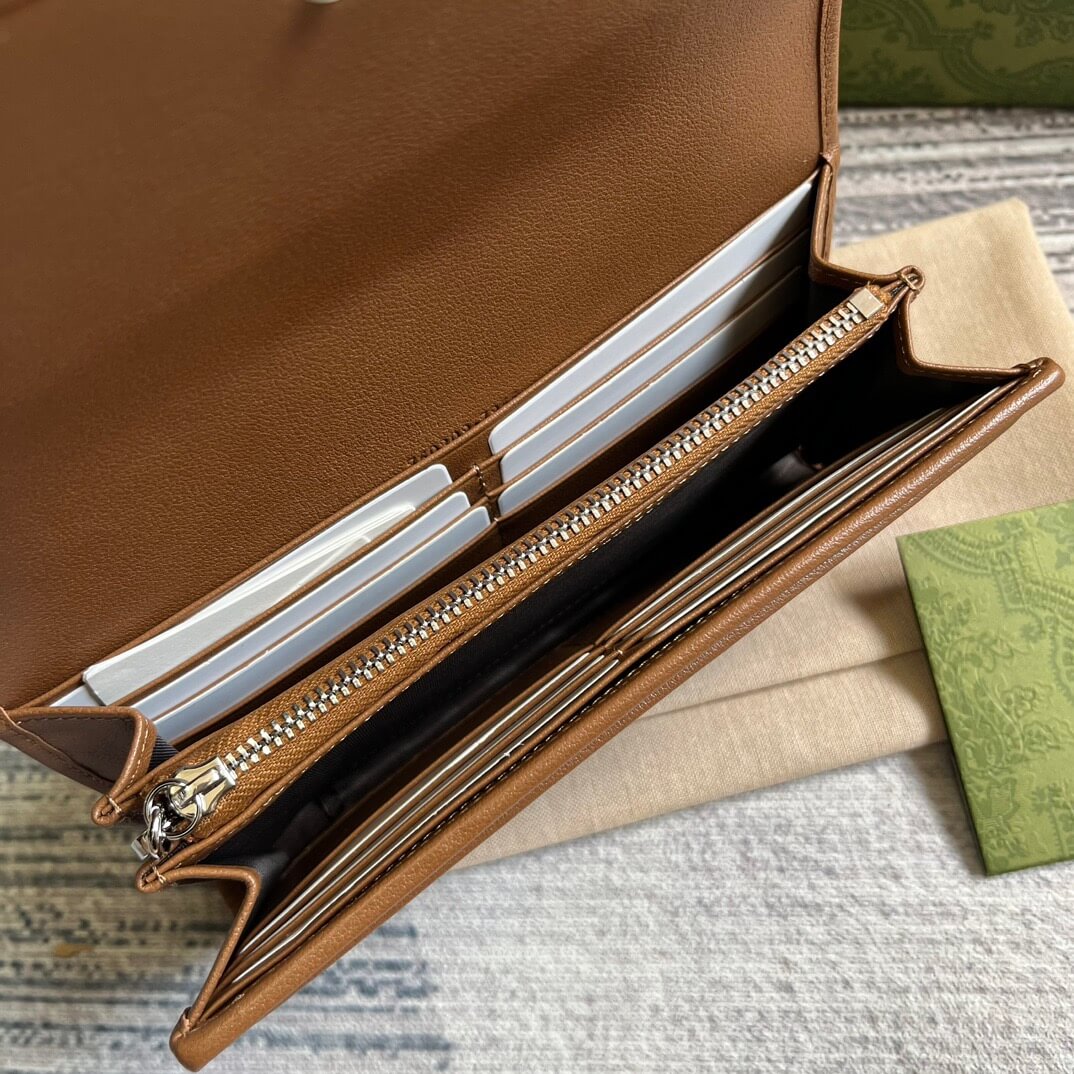 GG Blondie Long Wallet