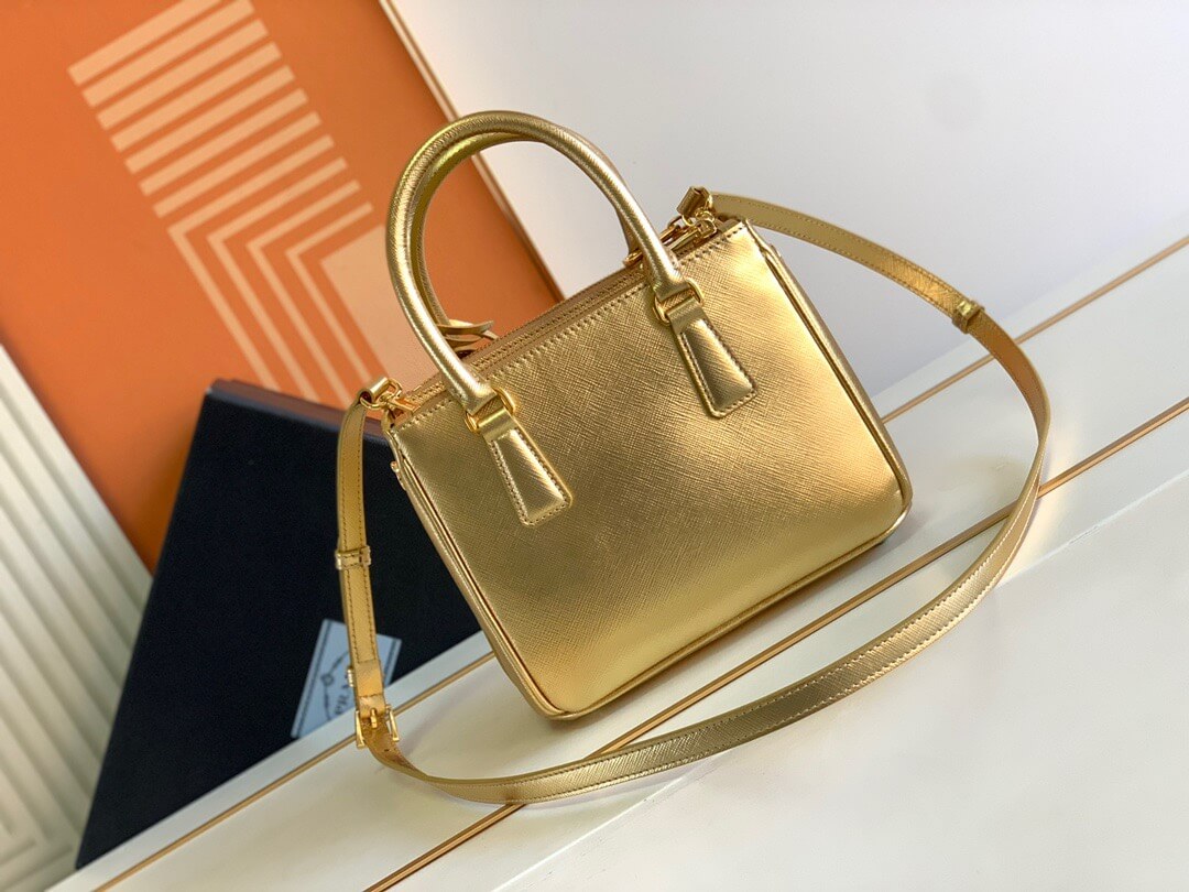 PR Saffiano Mini Gold