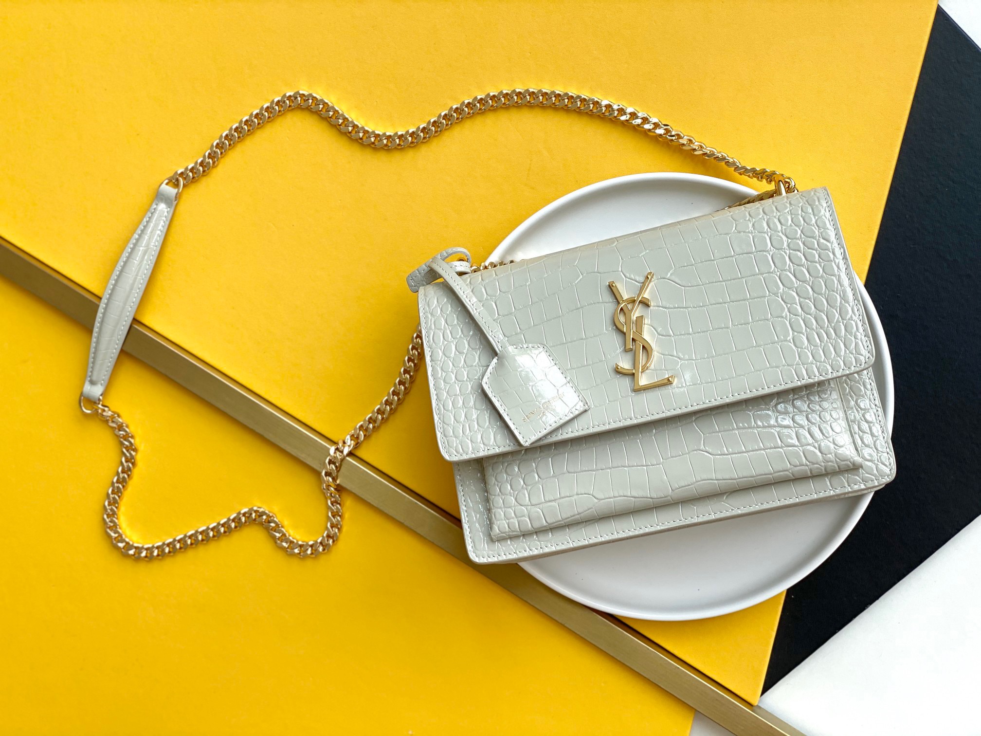 YSL Sunset Croc