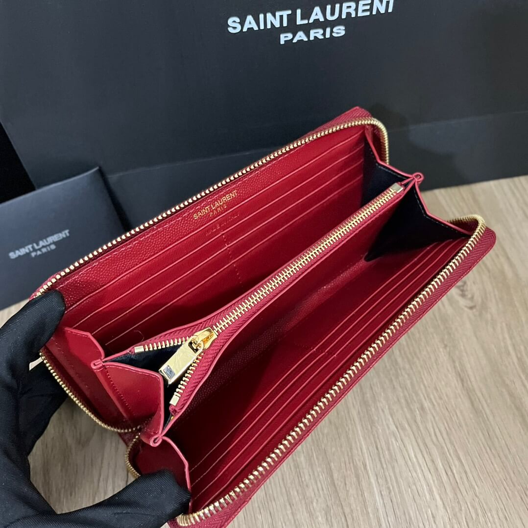 YSL Zippy Wallet
