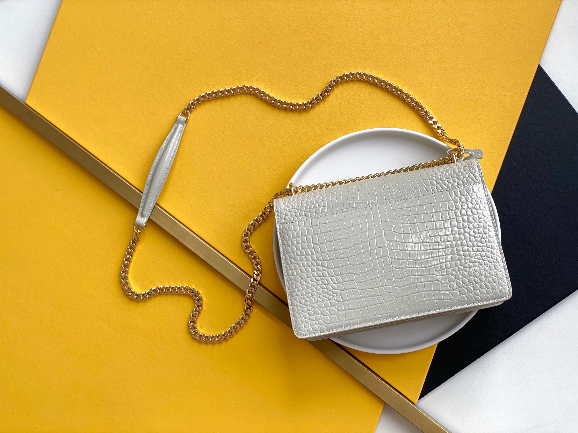 YSL Sunset Croc