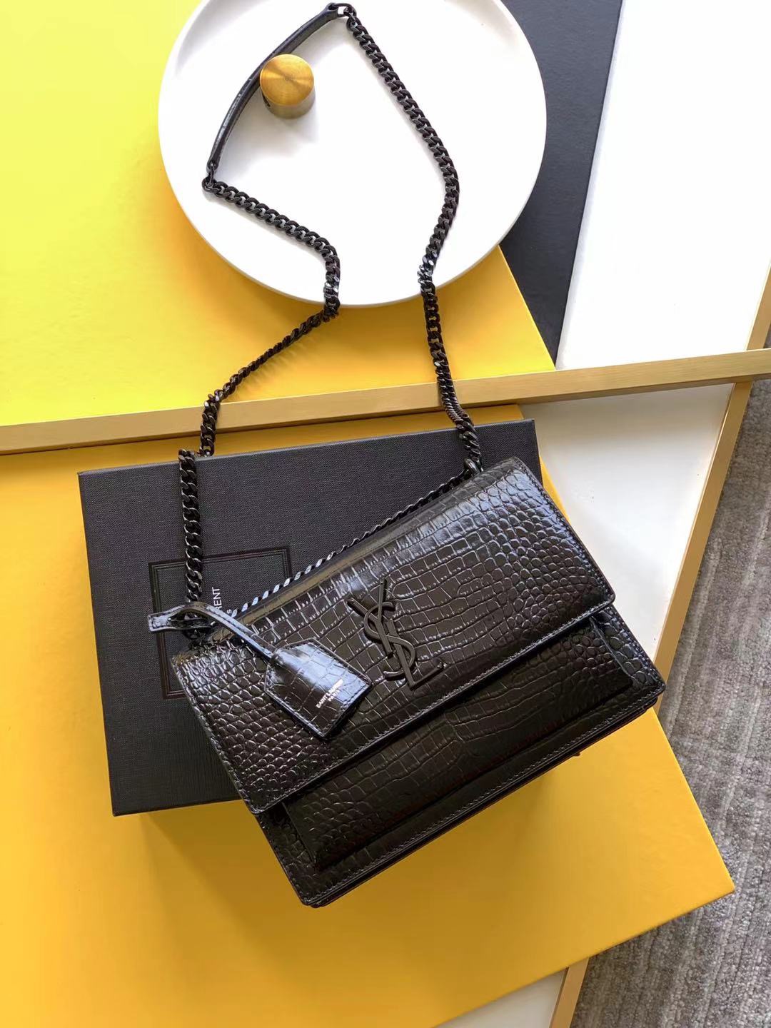 YSL Sunset Croc