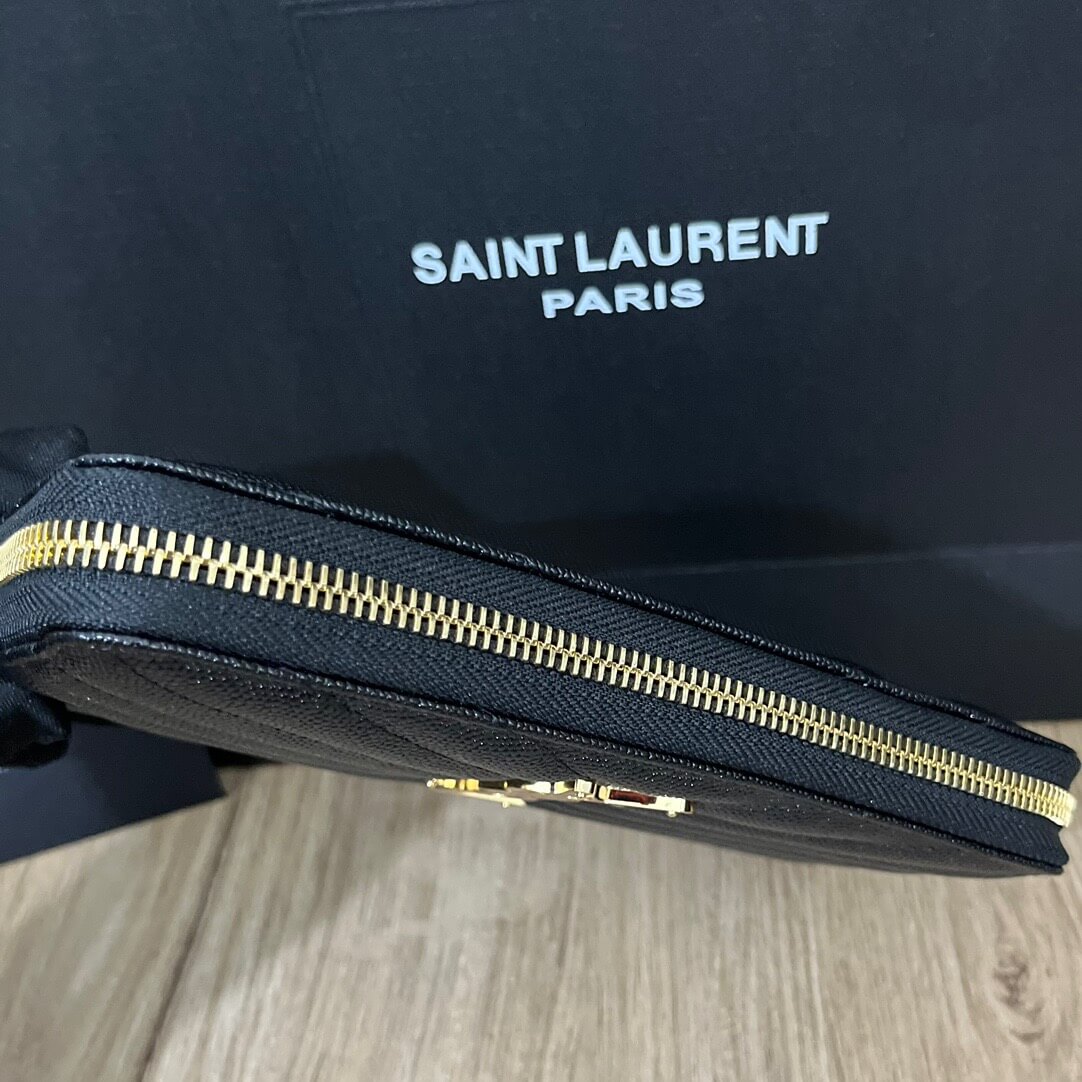 YSL Zippy Wallet