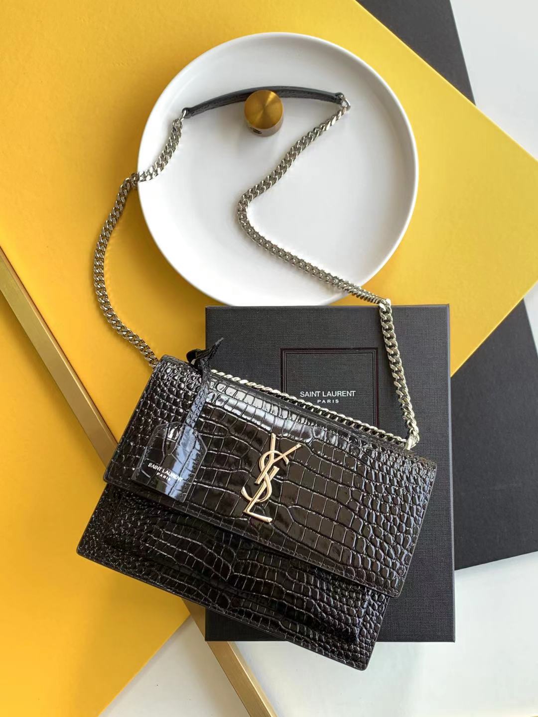YSL Sunset Croc
