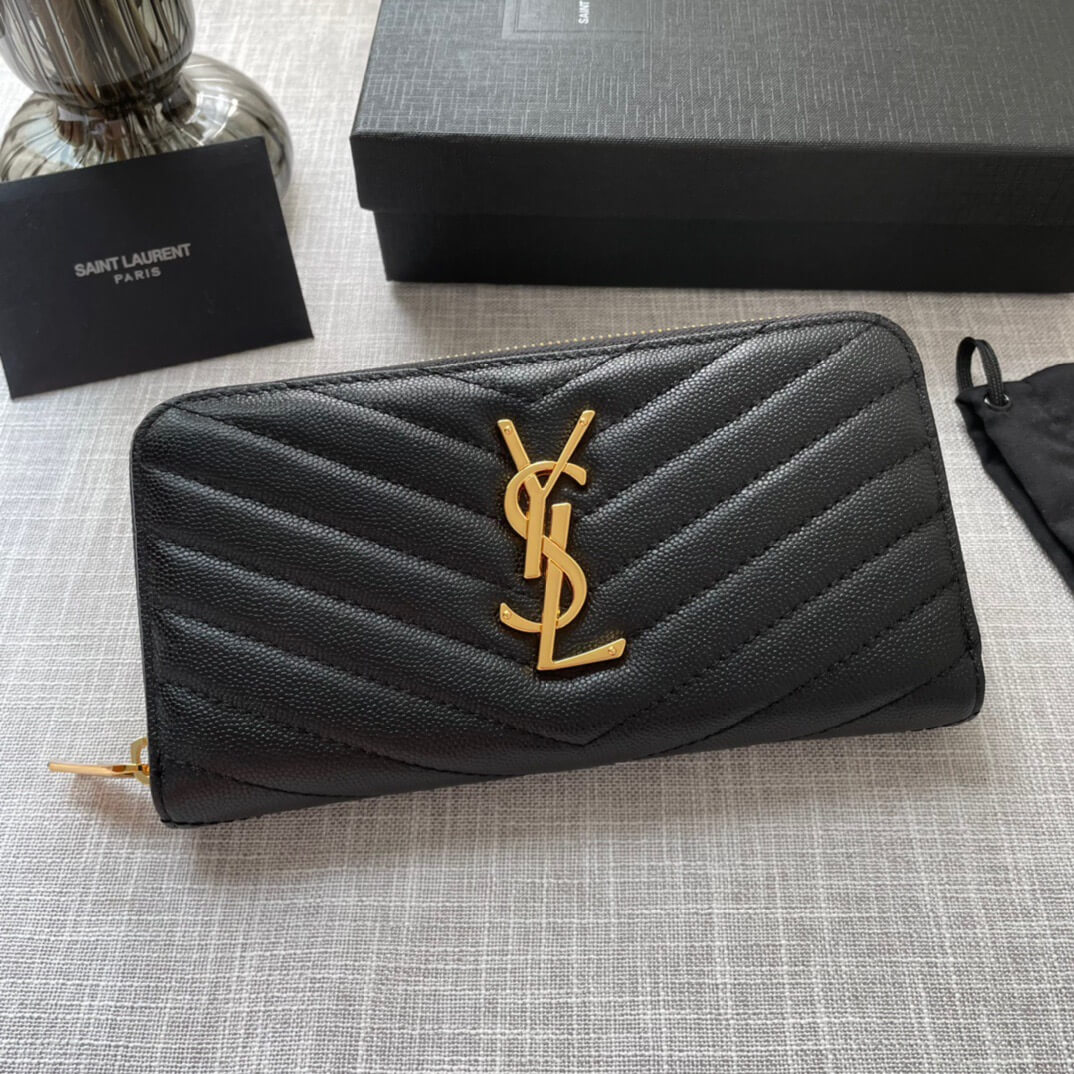 YSL Zippy Wallets 358094