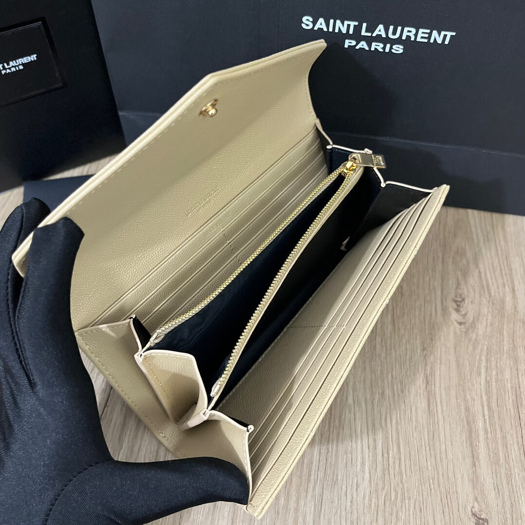 YSL Long Flap Wallet
