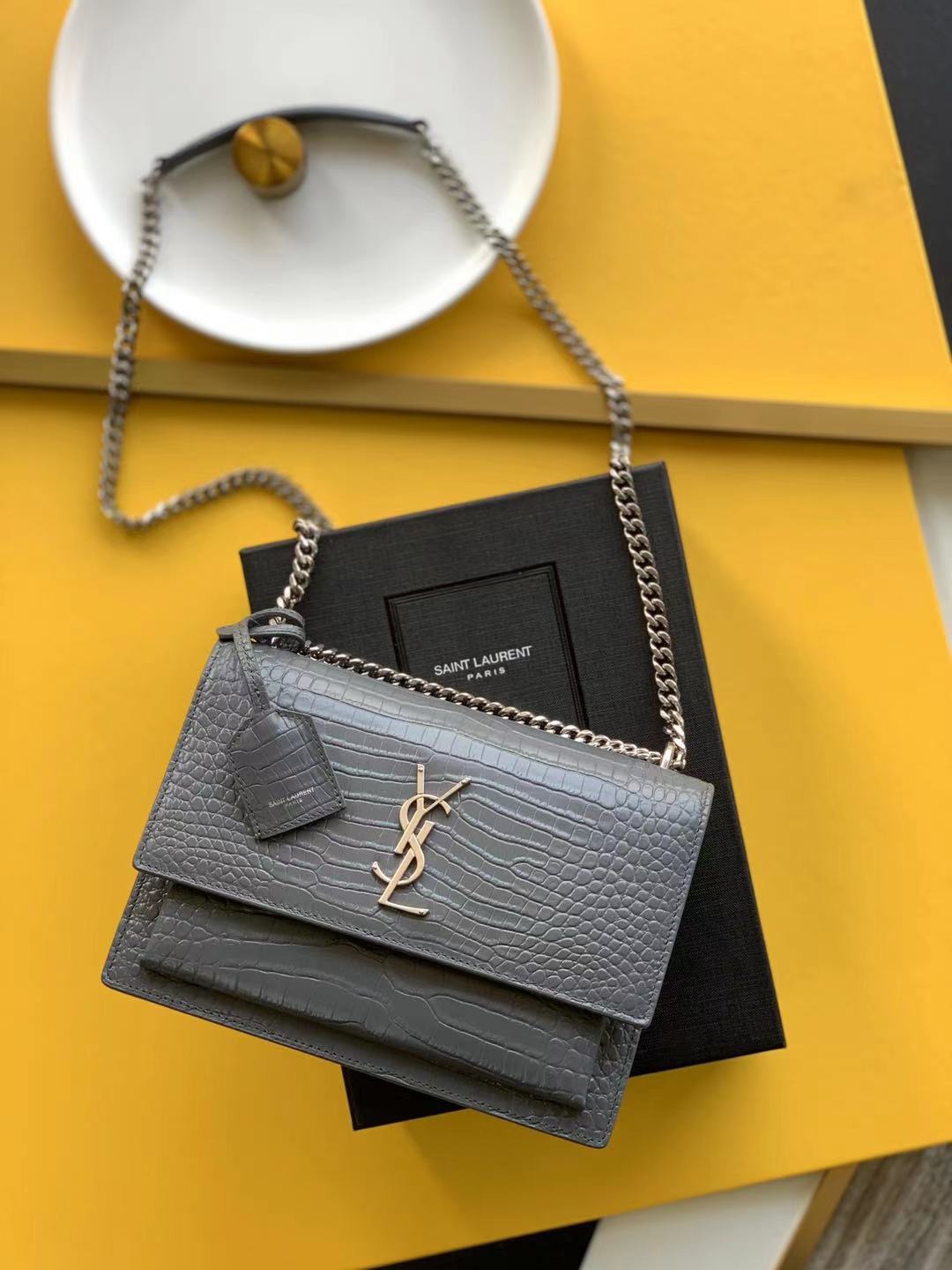 YSL Sunset Croc