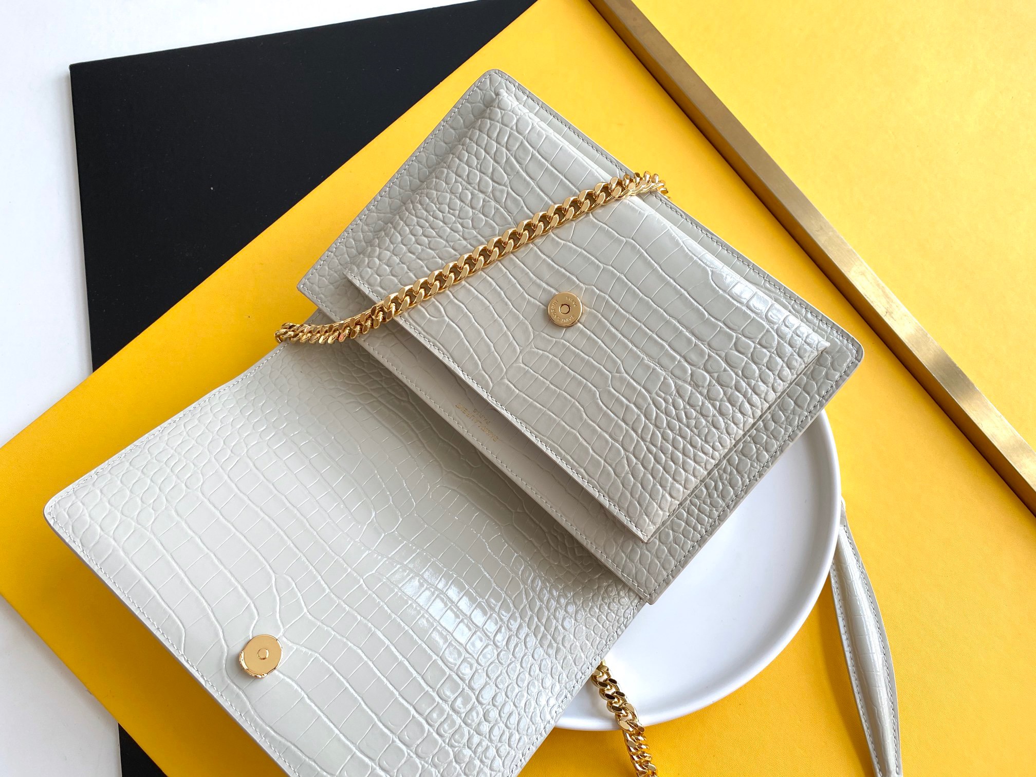 YSL Sunset Croc