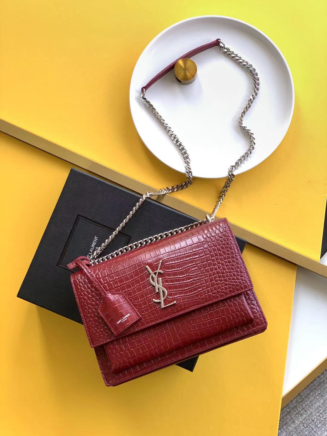YSL Sunset Croc