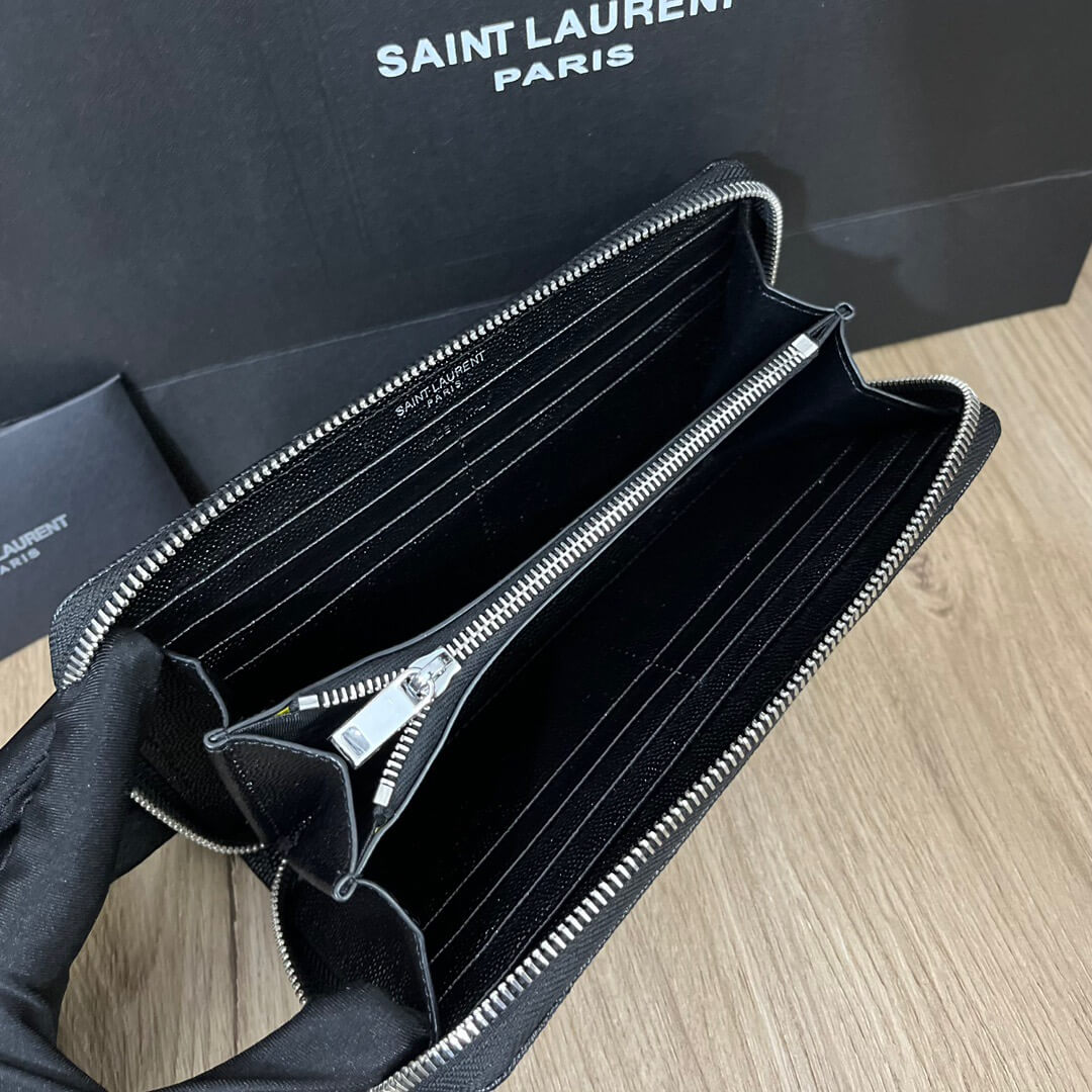 YSL Zippy Wallet