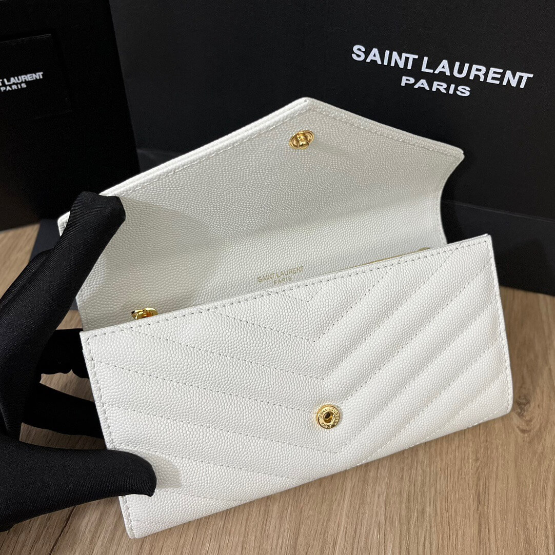 YSL Long Flap Wallet