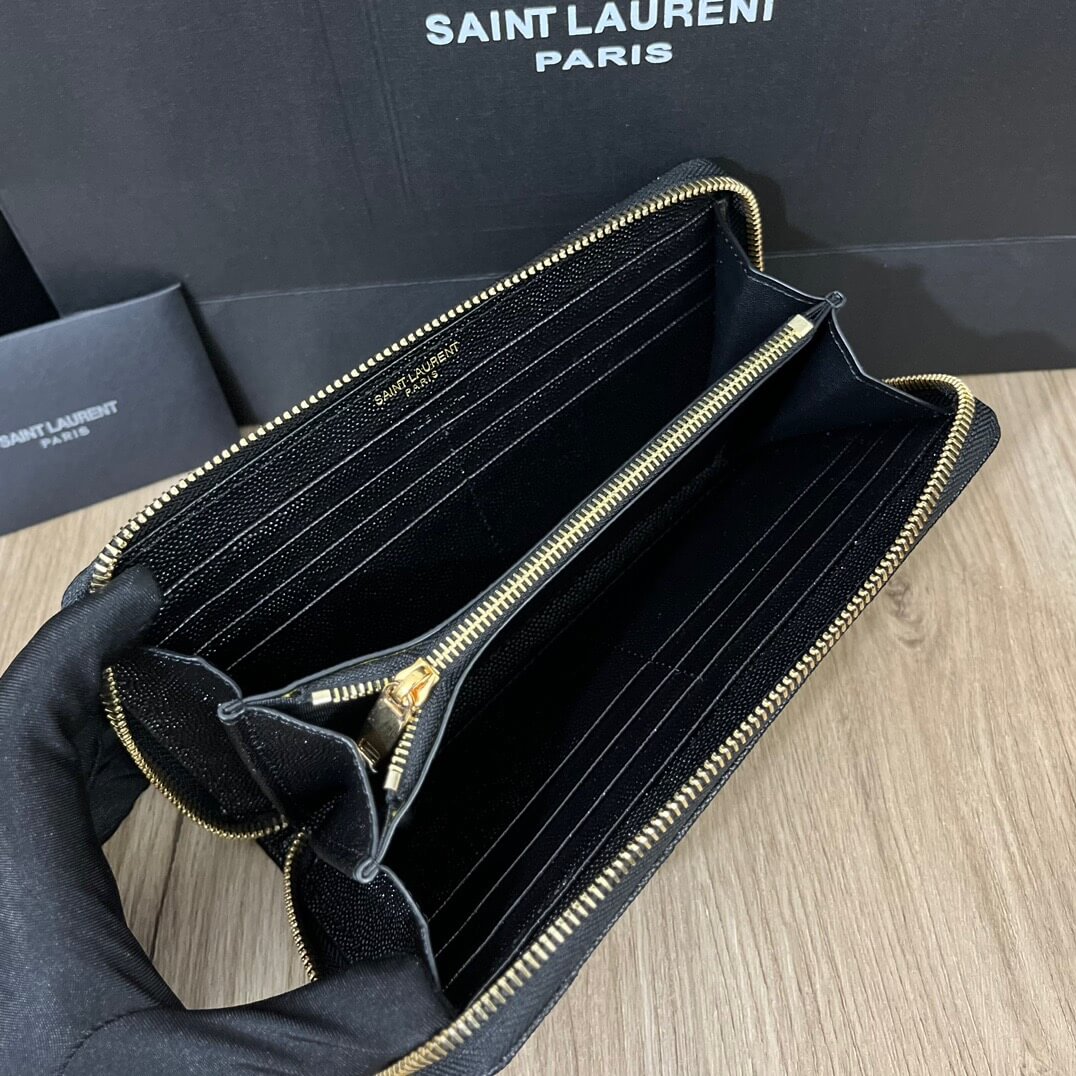 YSL Zippy Wallet