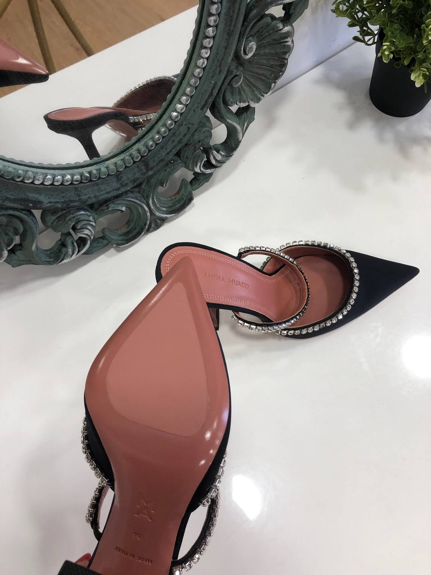 Amina Muaddi Heels