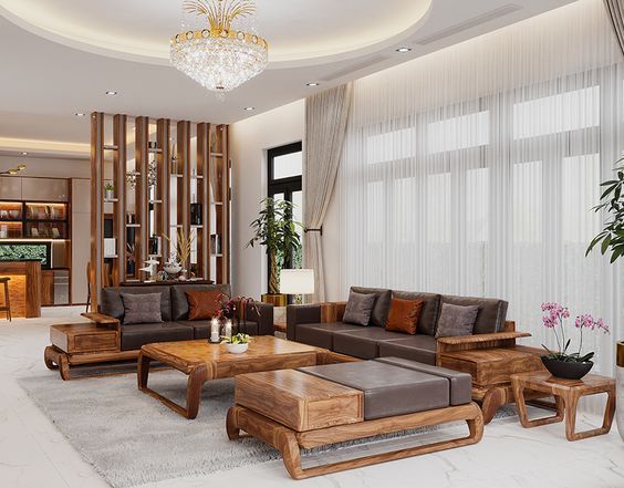 Sofa Gỗ Tự Nhiên