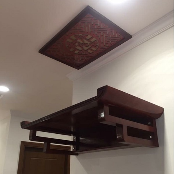 Bàn treo bằng gỗ Gụ sang trọng, tinh tế