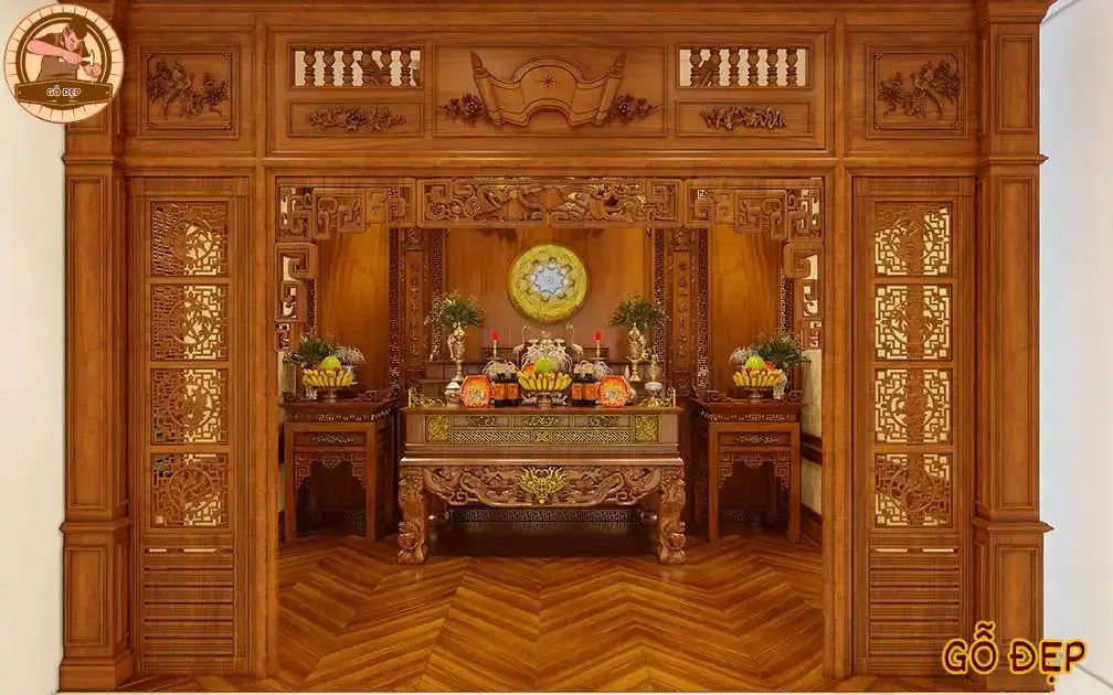 Bàn thờ là nơi thờ cúng linh thiêng của người Việt 