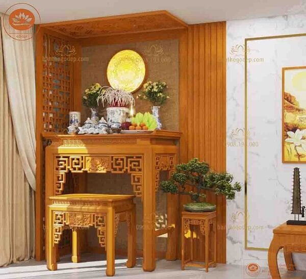 Mẫu Bàn Thờ Tử Mẫu Đong Đầy mang nhiều tài lộc