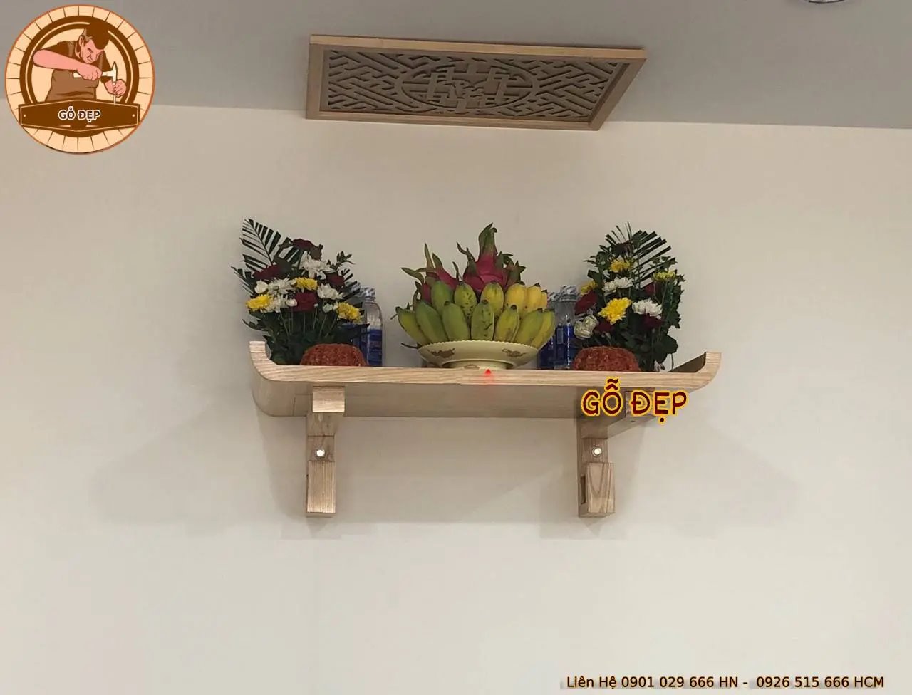 Nguyên tắc quan trọng khi sử dụng bàn thờ treo tường