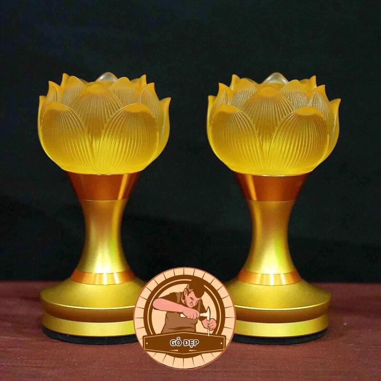 Đèn thờ Phật đẹp hiện đại