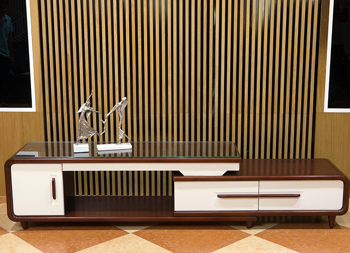 Thiết kế kệ để tivi ngày càng đa dạng 