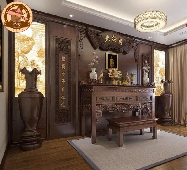 Lựa chọn kích thước bàn thờ phù hợp với chiều cao