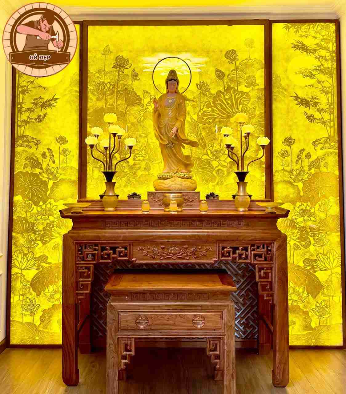 Bàn thờ Phật ở Đà Nẵng đẹp 