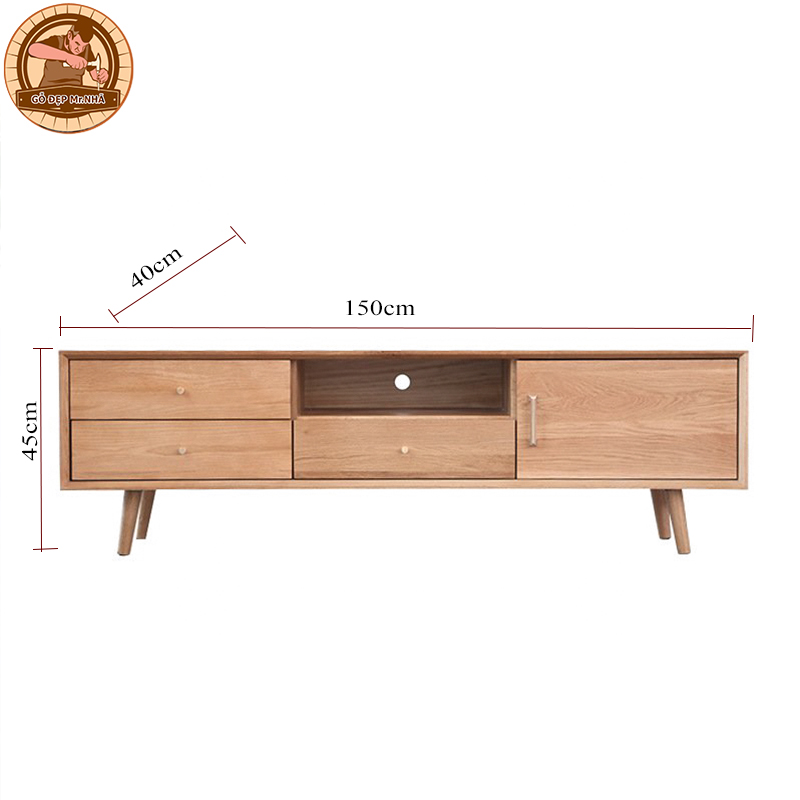 Kệ Tivi KT02 kích thước nhỏ gọn