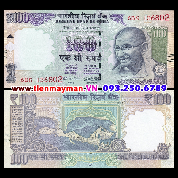 Tiền giấy India 100 Rupee 2010 UNC Tiền Lì Xì Tết 2025 , Quà Tặng Tết ...