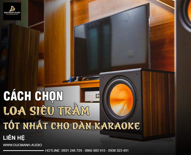 Cách chọn loa siêu trầm tốt nhất phù hợp dàn karaoke