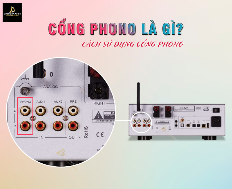 Cổng phono là gì? Cách sử dụng cổng phono