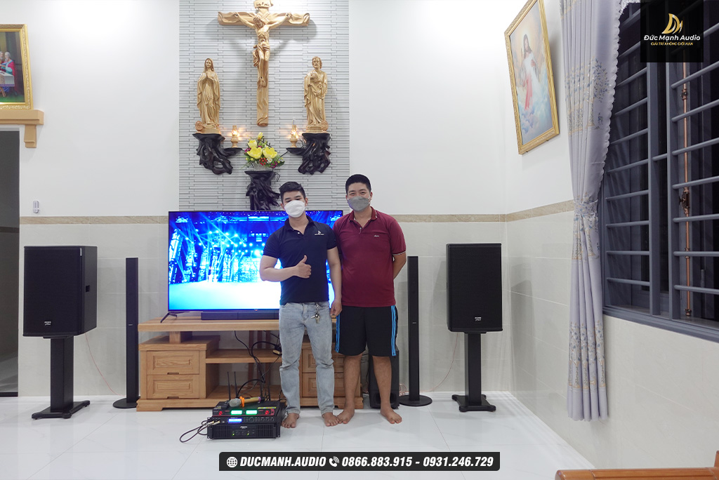 Lắp đặt Dàn Karaoke gia đình chuyên nghiệp hơn 40 triệu tại nhà Anh Tuấn ở Đồng Nai (Paramax PRO-V40, Paramax MA-220, Paramax MX-220)