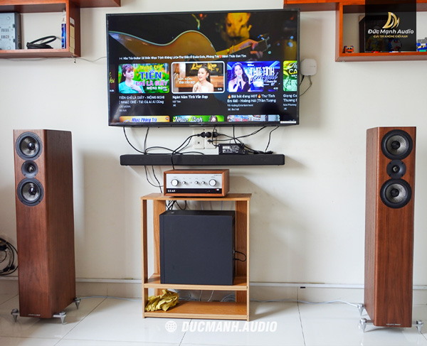 Bàn giao dàn nghe nhạc Hi-Fi Anh Quốc tại nhà Khách hàng ở Bình Tân