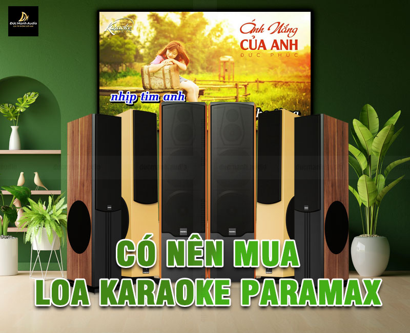 Đánh giá loa Paramax? Có nên mua loa karaoke Paramax hay không?