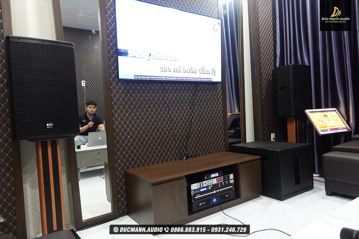 Dàn karaoke cao cấp hơn 140 triệu tại nhà Anh Hồng ở Tân Phú