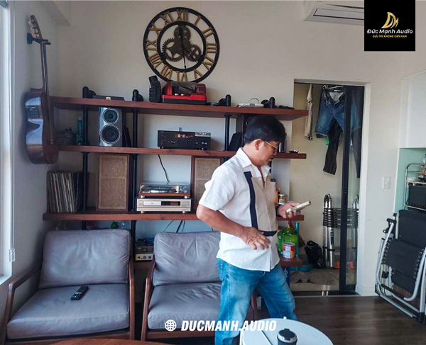 Lắp đặt dàn nghe nhạc Hi-Fi tại Căn hộ chung cư của Anh Sơn ở Bình Chánh, TP.HCM