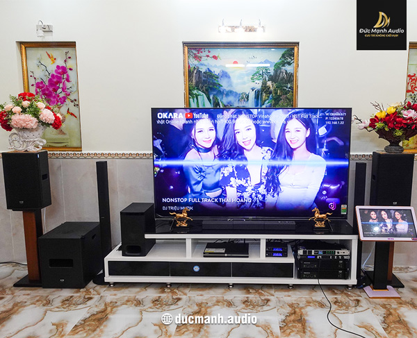 Lắp đặt Nâng cấp Dàn Karaoke Cao Cấp hơn 150 triệu tại nhà Khách hàng thân thiết ở An Giang